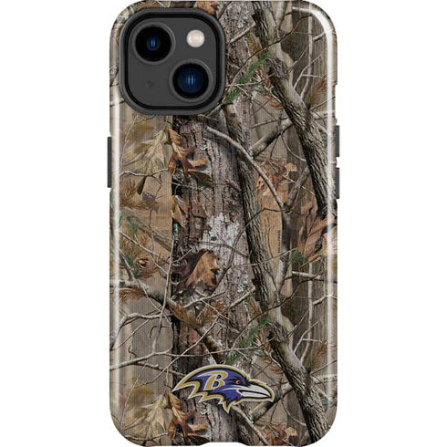 NFL Baltimore Ravens Realtree AP Camo iPhone 15 Impact Case