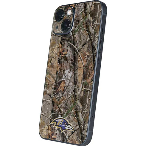 NFL Baltimore Ravens Realtree AP Camo iPhone 15 Skin