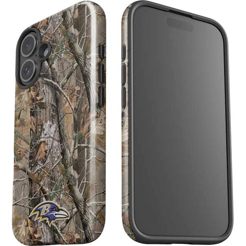 NFL Baltimore Ravens Realtree AP Camo iPhone 16 Plus Impact Case