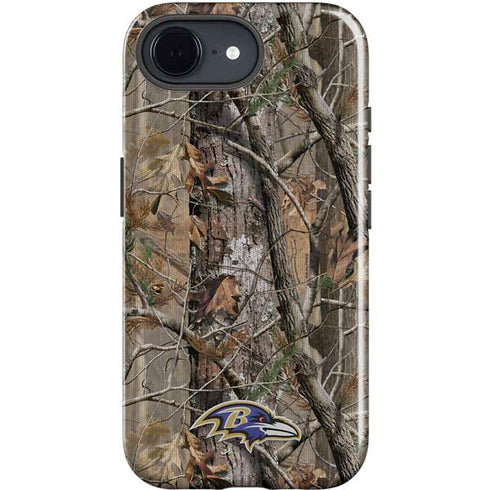 NFL Baltimore Ravens Realtree AP Camo iPhone 16e Impact Case