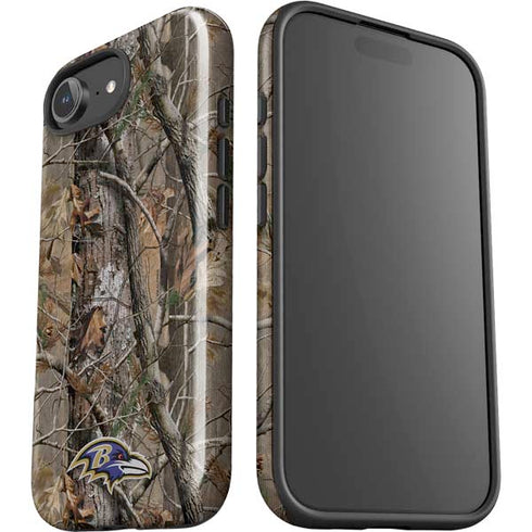 NFL Baltimore Ravens Realtree AP Camo iPhone 16e Impact Case