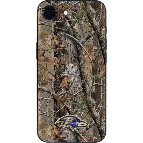 NFL Baltimore Ravens Realtree AP Camo iPhone 16e Skin