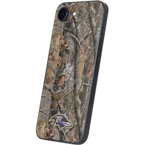 NFL Baltimore Ravens Realtree AP Camo iPhone 16e Skin