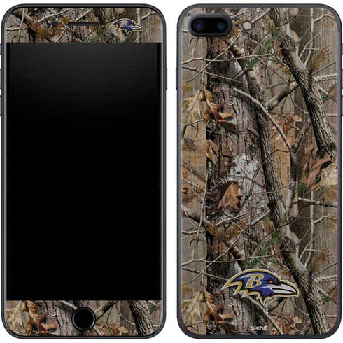 NFL Baltimore Ravens Realtree AP Camo iPhone 8 Plus Skin
