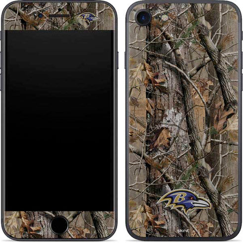 NFL Baltimore Ravens Realtree AP Camo iPhone 8 Skin
