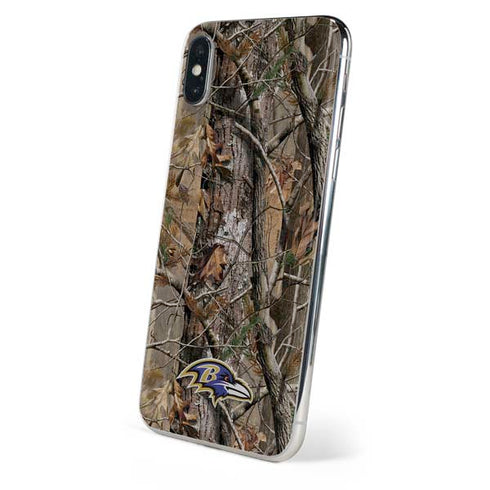 NFL Baltimore Ravens Realtree AP Camo iPhone XS Max Skin