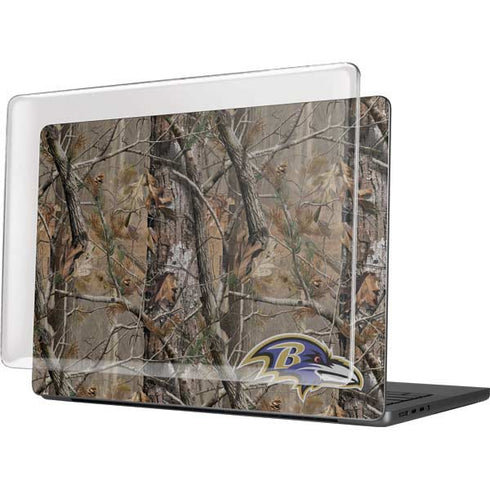 NFL Baltimore Ravens Realtree AP Camo MacBook Pro 14in (2021-24) Case plus Skin