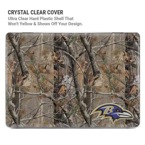 NFL Baltimore Ravens Realtree AP Camo MacBook Pro 14in (2021-24) Case plus Skin