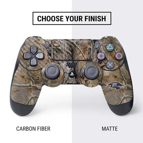 NFL Baltimore Ravens Realtree AP Camo PS4 Controller Skin