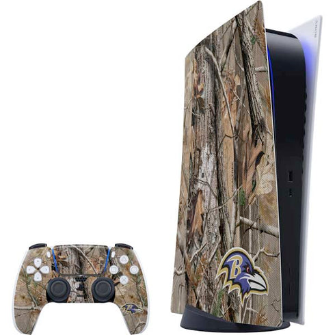 NFL Baltimore Ravens Realtree AP Camo PlayStation PS5 Skins