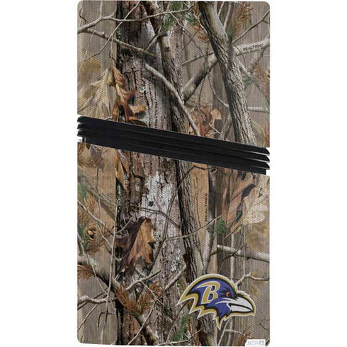 NFL Baltimore Ravens Realtree AP Camo PS5 Pro Bundle Skin