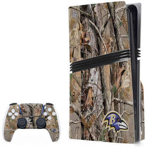 NFL Baltimore Ravens Realtree AP Camo PlayStation PS5 Skins