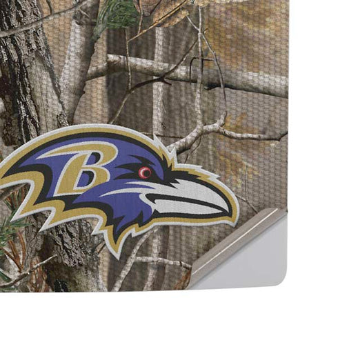 NFL Baltimore Ravens Realtree AP Camo PS5 Pro Disk Console Skin