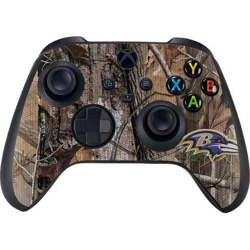NFL Baltimore Ravens Realtree AP Camo Xbox Series X Controller Skin