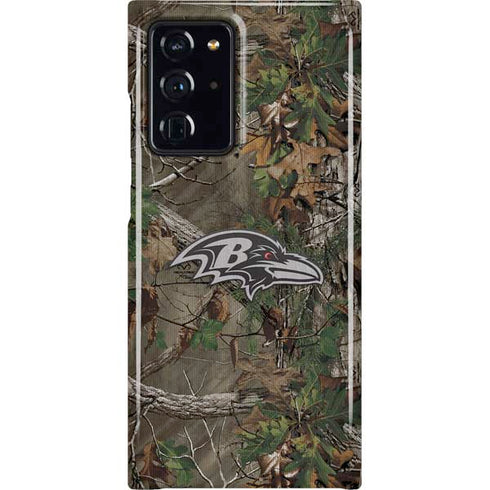 NFL Baltimore Ravens Realtree Xtra Green Camo Galaxy Cases