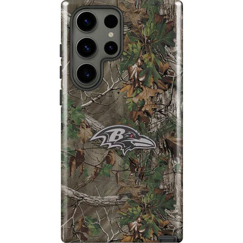 NFL Baltimore Ravens Realtree Xtra Green Camo Galaxy S23 Ultra Pro Case