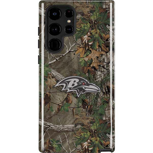 NFL Baltimore Ravens Realtree Xtra Green Camo Galaxy Cases