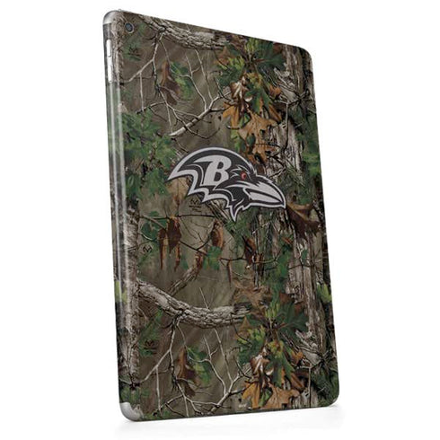 NFL Baltimore Ravens Realtree Xtra Green Camo Apple iPad Skin