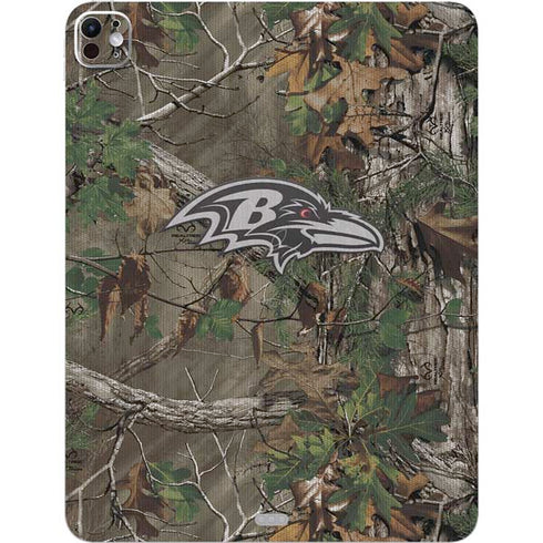 NFL Baltimore Ravens Realtree Xtra Green Camo iPad Pro 13in M4 (2024) Skin