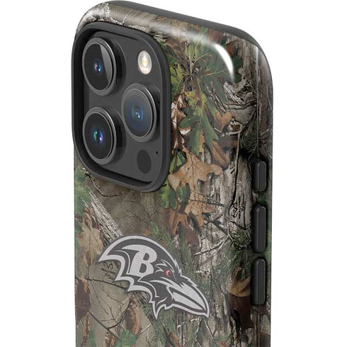 NFL Baltimore Ravens Realtree Xtra Green Camo iPhone 16 Pro Max Impact Case