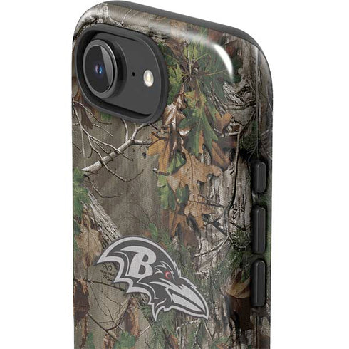 NFL Baltimore Ravens Realtree Xtra Green Camo iPhone 16e Impact Case