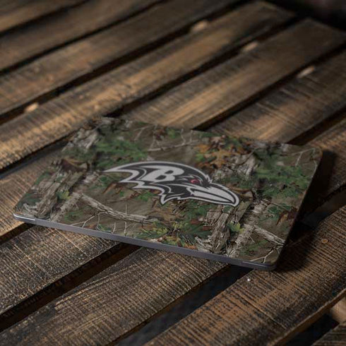 NFL Baltimore Ravens Realtree Xtra Green Camo Apple MacBook Air Skin