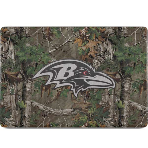 NFL Baltimore Ravens Realtree Xtra Green Camo MacBook Skins