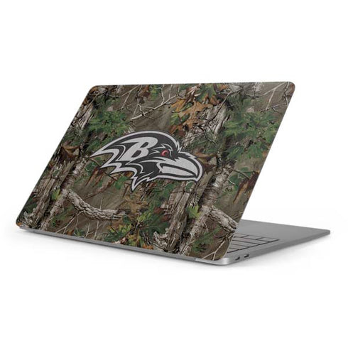 NFL Baltimore Ravens Realtree Xtra Green Camo Apple MacBook Pro 16-inch Skin