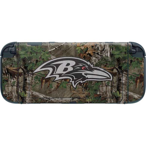 NFL Baltimore Ravens Realtree Xtra Green Camo Nintendo Switch 2 (2025) with Joy-Con Skin