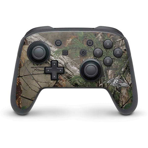NFL Baltimore Ravens Realtree Xtra Green Camo Nintendo Skins