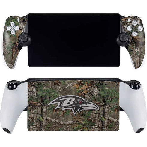 NFL Baltimore Ravens Realtree Xtra Green Camo PlayStation Portal Remote Player Skin