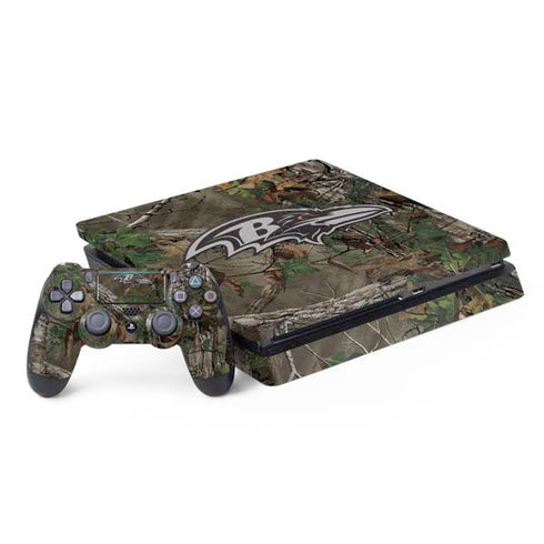NFL Baltimore Ravens Realtree Xtra Green Camo PlayStation PS4 Skins