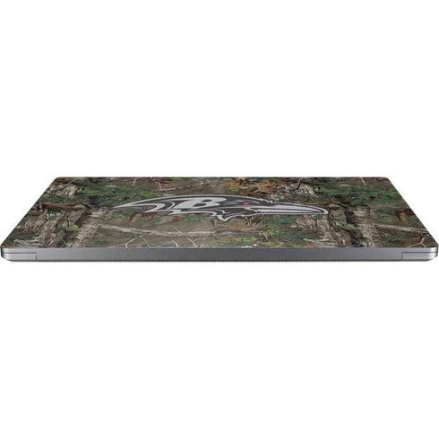 NFL Baltimore Ravens Realtree Xtra Green Camo Laptop Skins
