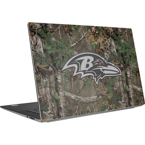 NFL Baltimore Ravens Realtree Xtra Green Camo Dell XPS Skin