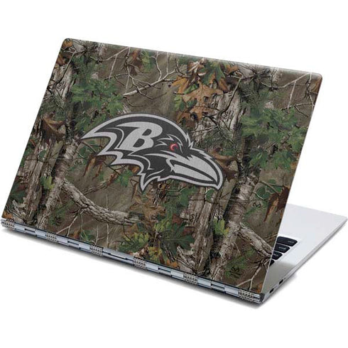 NFL Baltimore Ravens Realtree Xtra Green Camo Yoga 910 2-in-1 14in Touch-Screen Skin