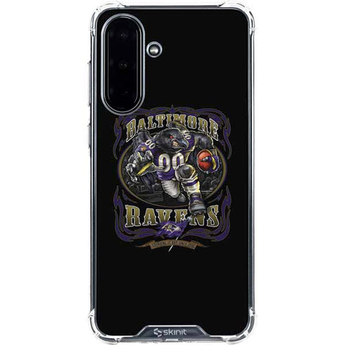 Liquid Blue NFL Baltimore Ravens Running Back Galaxy A36 5G Clear Case