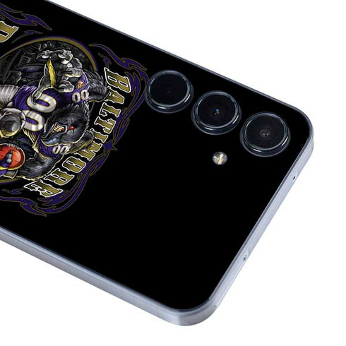 Liquid Blue NFL Baltimore Ravens Running Back Galaxy A36 5G Skin