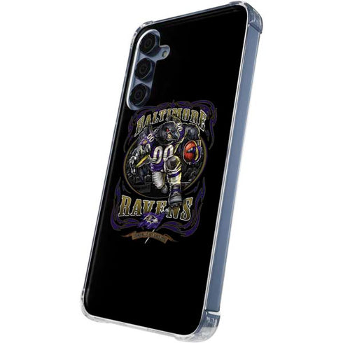 Liquid Blue NFL Baltimore Ravens Running Back Galaxy A55 5G Clear Case