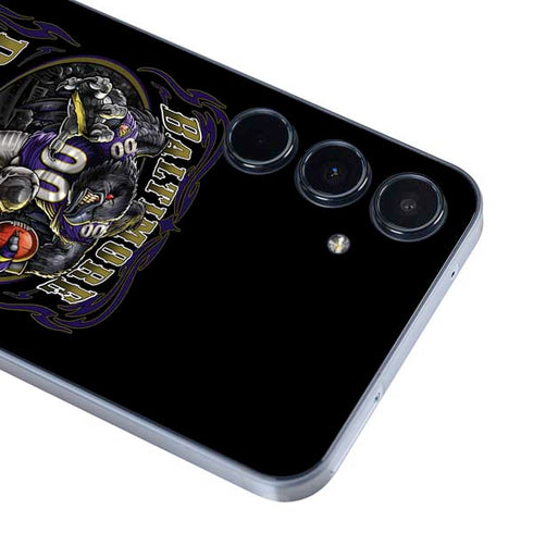 Liquid Blue NFL Baltimore Ravens Running Back Galaxy A55 5G Skin