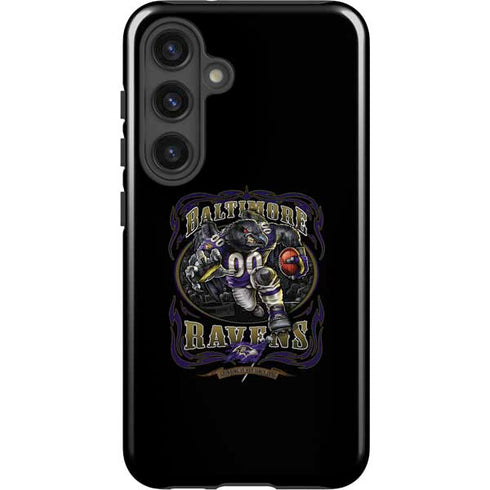 Liquid Blue NFL Baltimore Ravens Running Back Galaxy S25 Impact Case