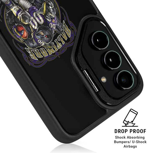 Liquid Blue NFL Baltimore Ravens Running Back Galaxy S25 Kickstand Case