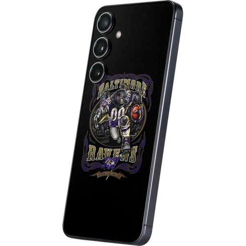 Liquid Blue NFL Baltimore Ravens Running Back Galaxy S24 Skin