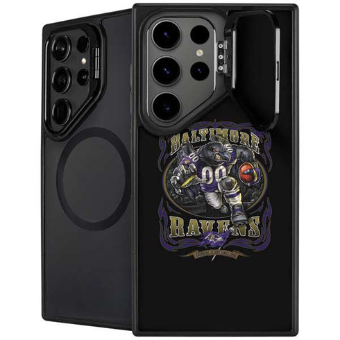 Liquid Blue NFL Baltimore Ravens Running Back Galaxy S25 Ultra Kickstand Case