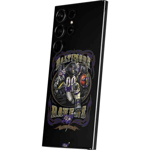 Liquid Blue NFL Baltimore Ravens Running Back Galaxy S24 Ultra Skin