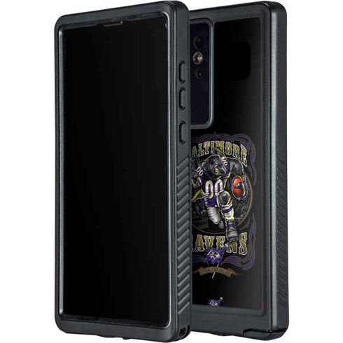 Liquid Blue NFL Baltimore Ravens Running Back Galaxy S24 Ultra Waterproof Case