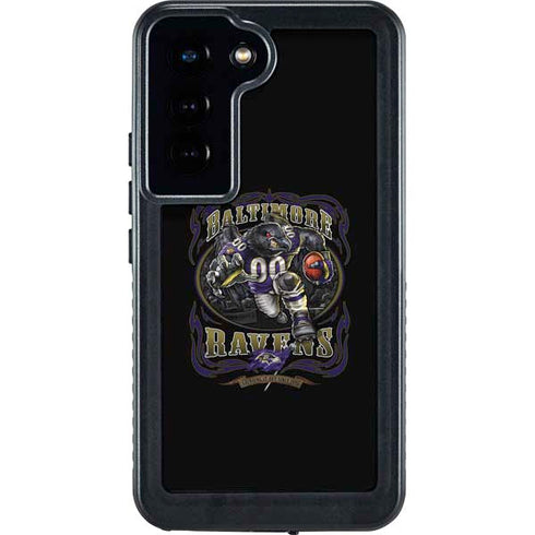 Liquid Blue NFL Baltimore Ravens Running Back Galaxy S24 Waterproof Case