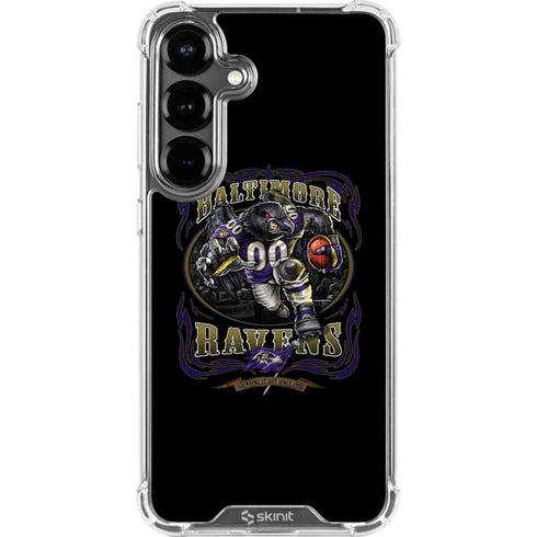 Liquid Blue NFL Baltimore Ravens Running Back Galaxy S26 Clear Case