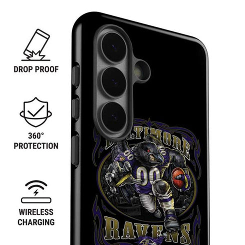 Liquid Blue NFL Baltimore Ravens Running Back Galaxy S26 Plus Impact Case