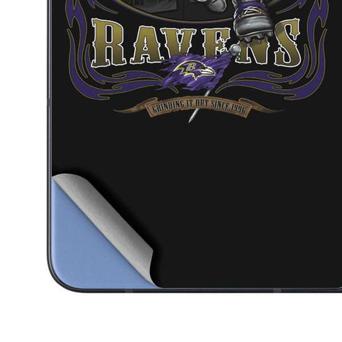 Liquid Blue NFL Baltimore Ravens Running Back Galaxy Z Fold5 5G Skin
