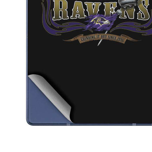Liquid Blue NFL Baltimore Ravens Running Back Galaxy Z Fold6 Skin